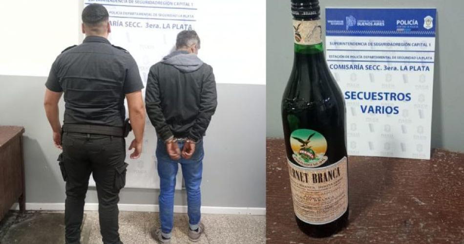 Detuvieron a un policiacutea por robar un fernet de un supermercado