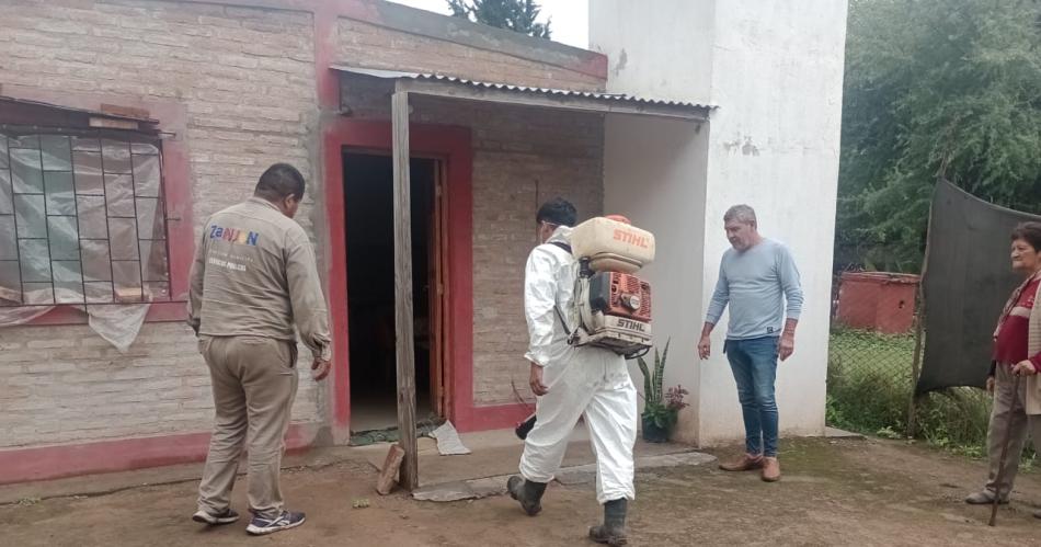 La Comisioacuten Municipal de El Zanjoacuten inicioacute campantildea de descacharreo y fumigacioacuten