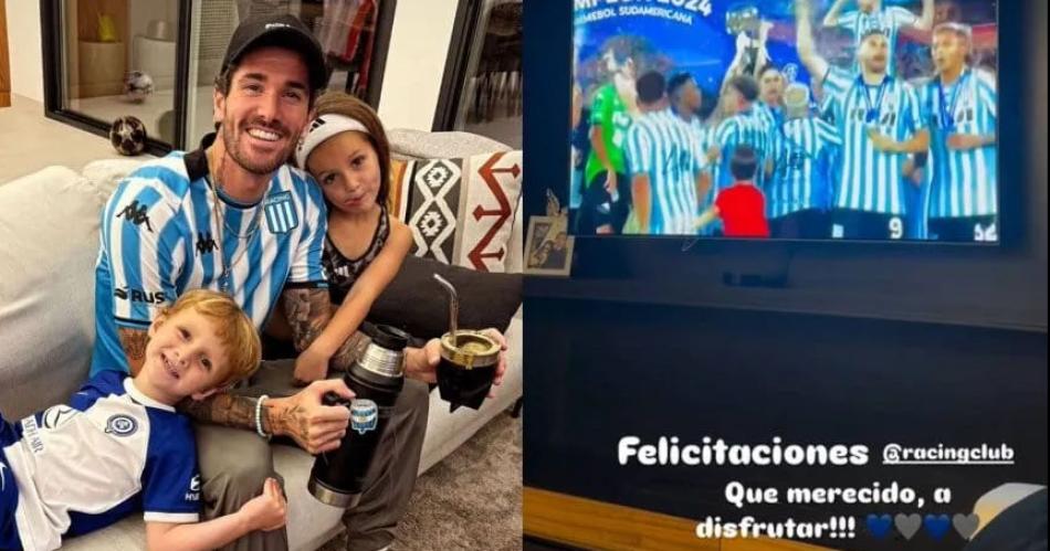 El posteo de Rodrigo De Paul para celebrar el tiacutetulo de Racing 