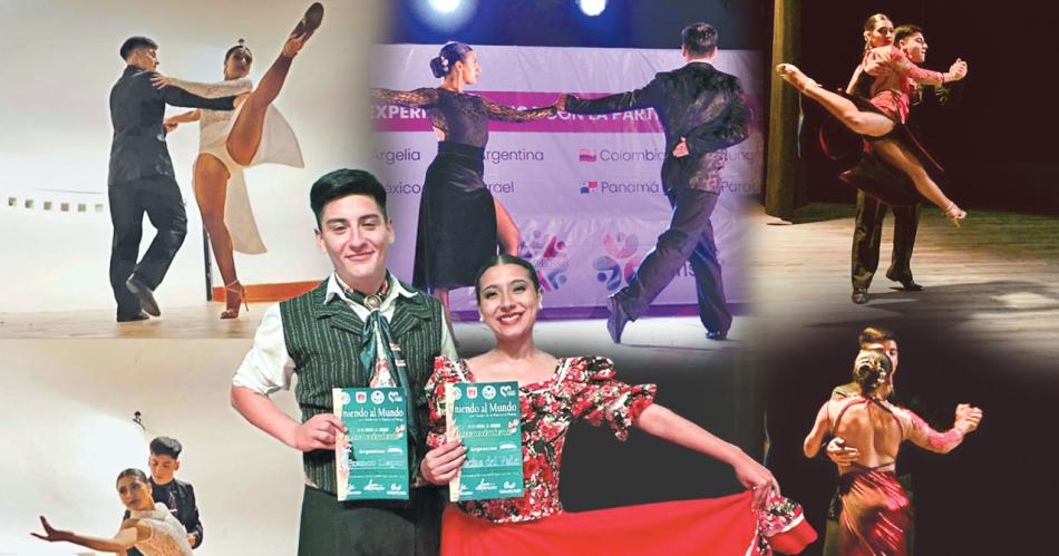 Bailarines bandentildeos brillan en evento internacional en Meacutexico