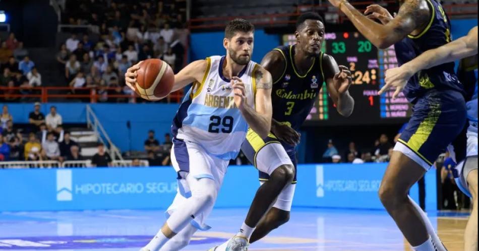 El seleccionado argentino de baacutesquet vencioacute a Colombia 88-68 en Mar del Plata