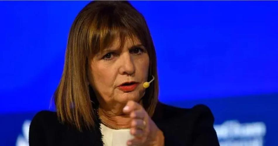 Bullrich tras la amenaza de muerte- Manejamos la hipoacutetesis de que podriacutea ser una banda de Buenos Aires