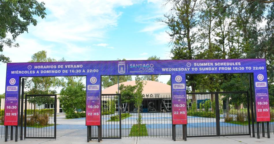 El Parque del Encuentro de la Municipalidad informoacute su horario de verano