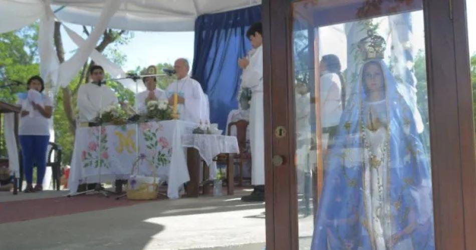 Celebraciones patronales en honor a la Virgen del Valle en la parroquia del Bordm Huaico Hondo