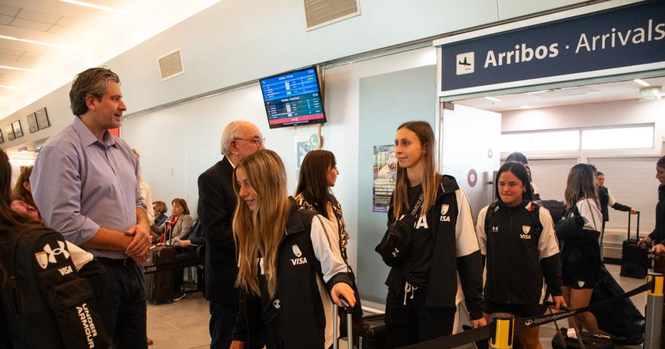 Llegaron Las Leonas a Santiago para participar de la PRO League de Hockey