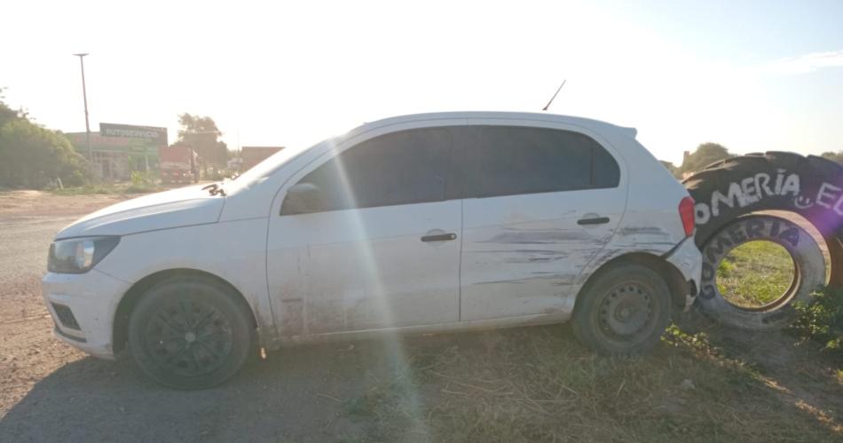 Susto en la Ruta 89 por el choque entre una camioneta y un automoacutevil