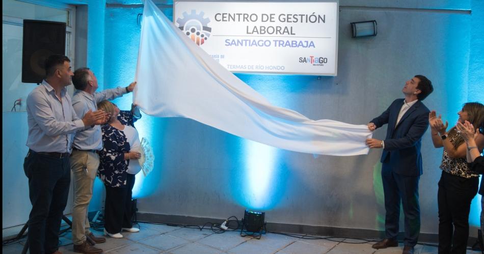 Inauguracioacuten del primer Centro de Gestioacuten Laboral Santiago Trabaja en Termas de Riacuteo Hondo