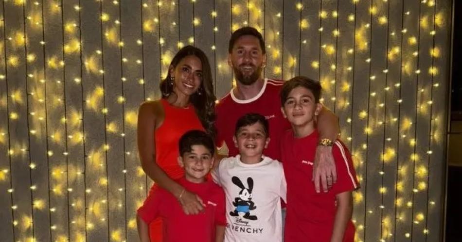 Fotos- asiacute celebraron la Navidad Lionel Messi y su familia