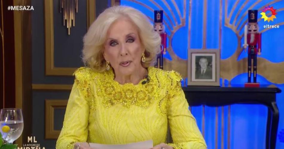 Mirtha le pidioacute disculpas a Garciacutea Moritaacuten- Se me fue la mano con la picardiacutea