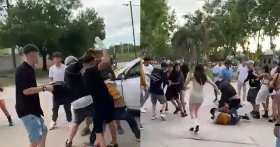 VIDEO  Violencia descontrolada- brutal ataque en manada a un joven