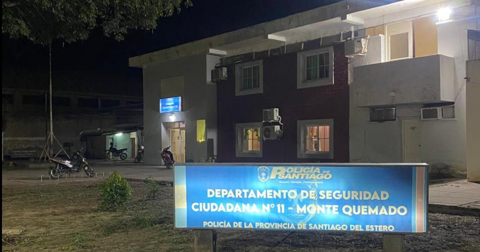 DETENIDO El agresor fue alojado en la Departamental de Monte Quemado