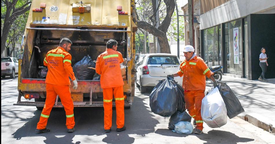 Cómo ser la recolección de residuos durante la repavimentación de la Av Colón (Foto- Municipalidad de la Capital)