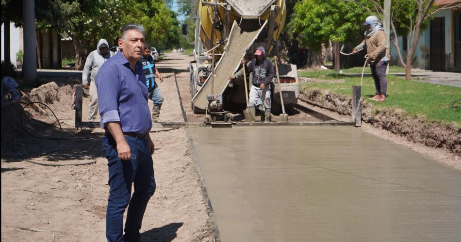 Nediani destacoacute el avance de varias obras de infraestructura