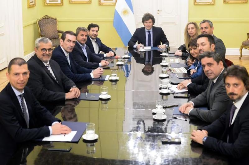 Caso libra- seis diputados radicales lanzaron un nuevo bloque en apoyo a Milei (Foto- Presidencia)